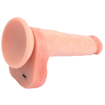 Remote Rechargeable Ozzy Vibrating Dildo Flesh