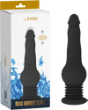 La Viva Road Runner  Vibrating thrusting Suction Cup Vibrator Black