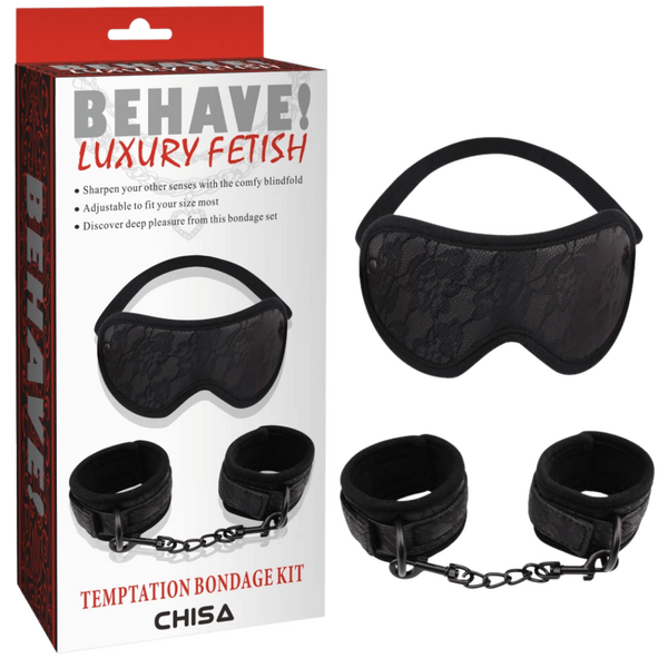 Behave Temptation Bondage Kit Black
