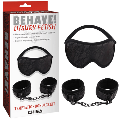 Behave Temptation Bondage Kit Black