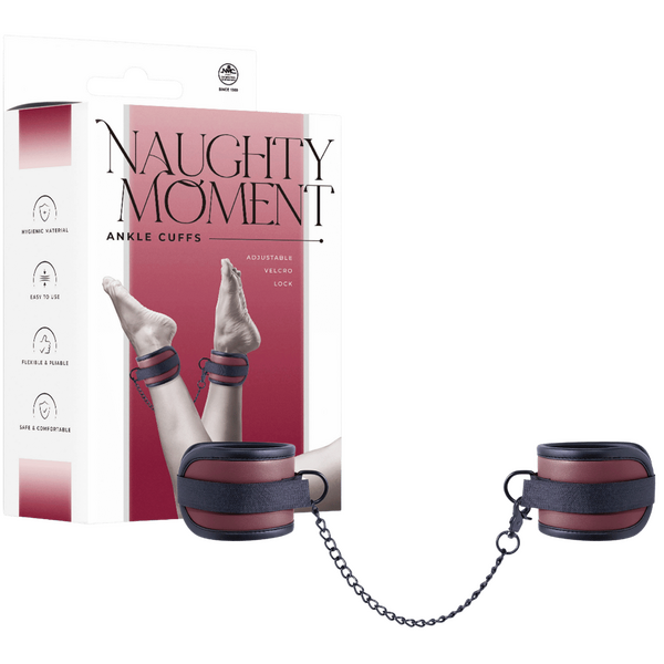 Naughty Moment Ankle Cuffs Magenta