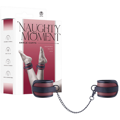 Naughty Moment Ankle Cuffs Magenta