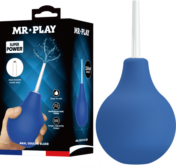 Mr Play Anal Douche Blue Bulb