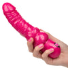Naughty Bits LADY BONER Bendable Personal Vibrator Pink Glitter Battery Powered Vibrating Dildo