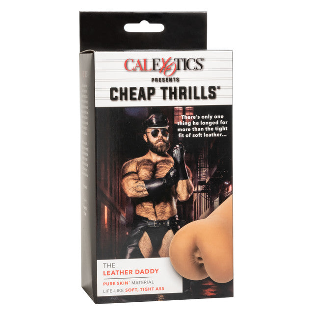 Cheap Thrills THE LEATHER DADDY Tight Ass Male Masturbator Light Brown Stroker