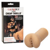 Cheap Thrills THE LEATHER DADDY Tight Ass Male Masturbator Light Brown Stroker