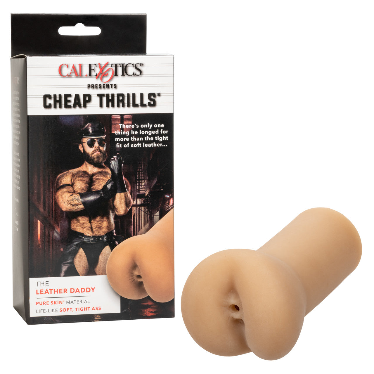 Cheap Thrills The Leather Daddy Tight Ass Male Masturbator - Light Brown