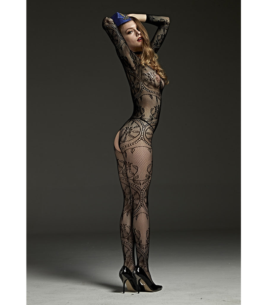 Long sleeve bodysuit.