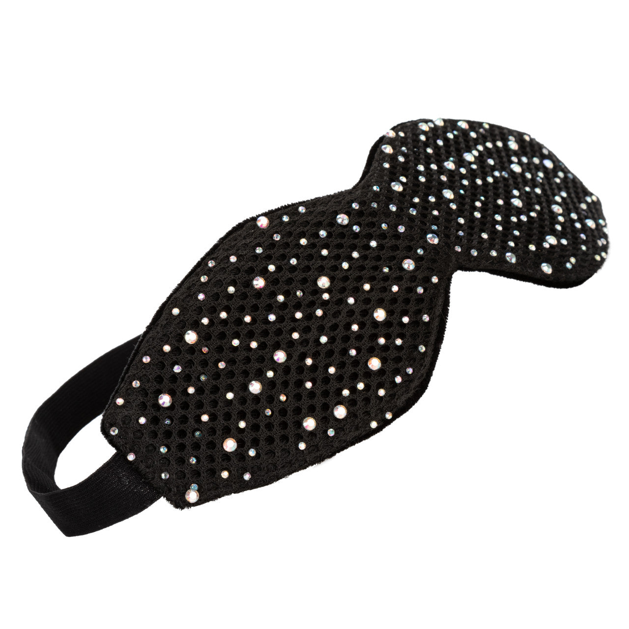 Radiance BLACKOUT EYE MASK Black Blindfold with Sparkling Rhinestone