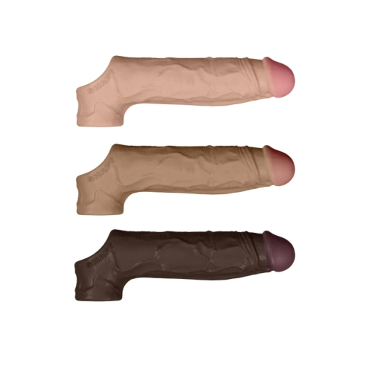 Shaft Model F 1  Penis Sheath Extension - Oak Colour
