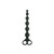 ARSE BEADS 8" insertable Anal Beads BLACK