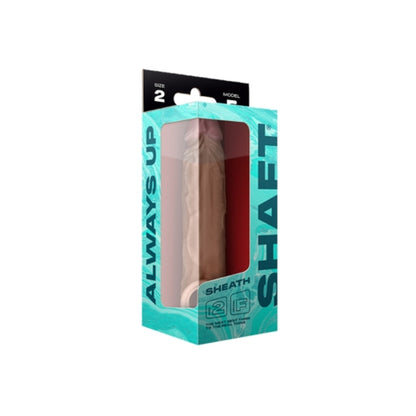 Shaft F2 Penis Sheath 8.8" - Oak