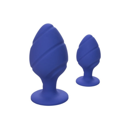 Cheeky Purple Anal Training Kit Twin Pack - Graduated Butt Plugs