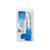 Two Tone 8" PVC Dong in Clear/Blue (With Balls)