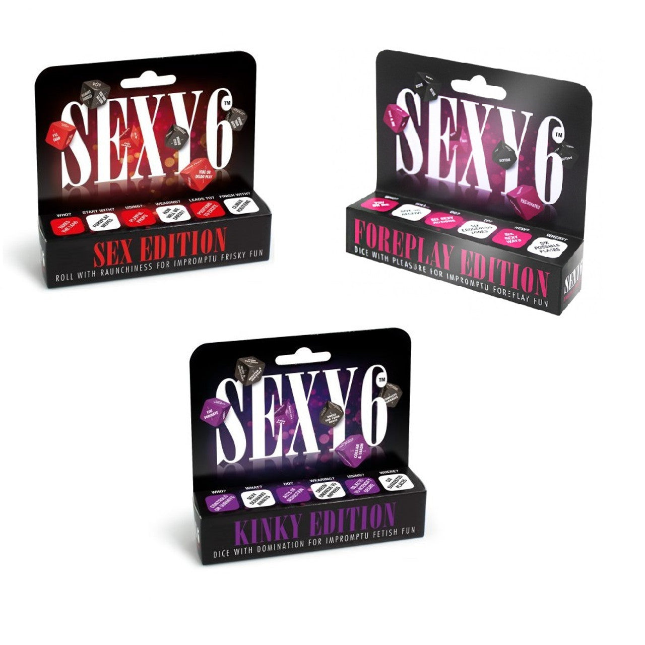 Creative Conceptions Sexy 6 Dice SEX edition
