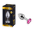 MINI METAL BUTT PLUG ANAL PLEASURE PINK Small