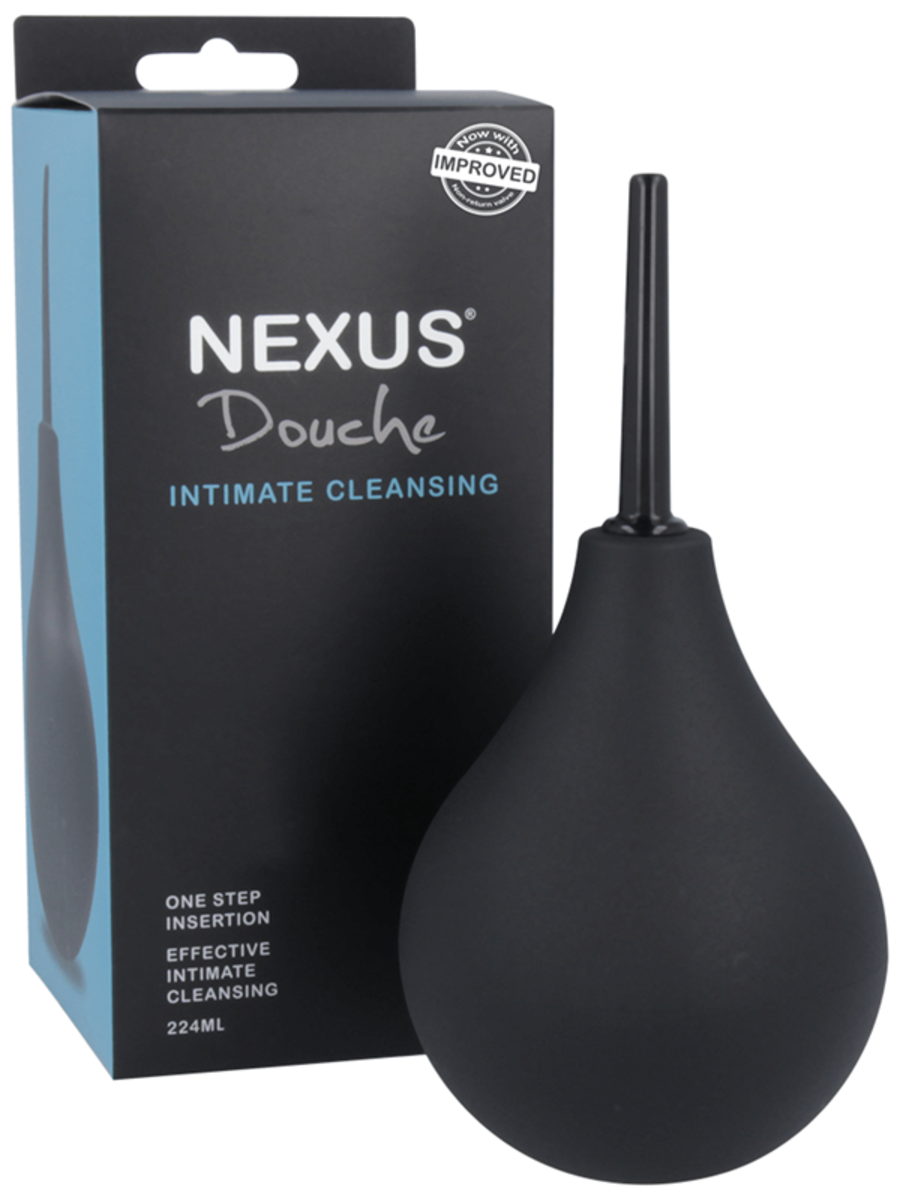 Nexus DOUCHE Intimate Cleansing Unisex Black Anal Douche 224ml