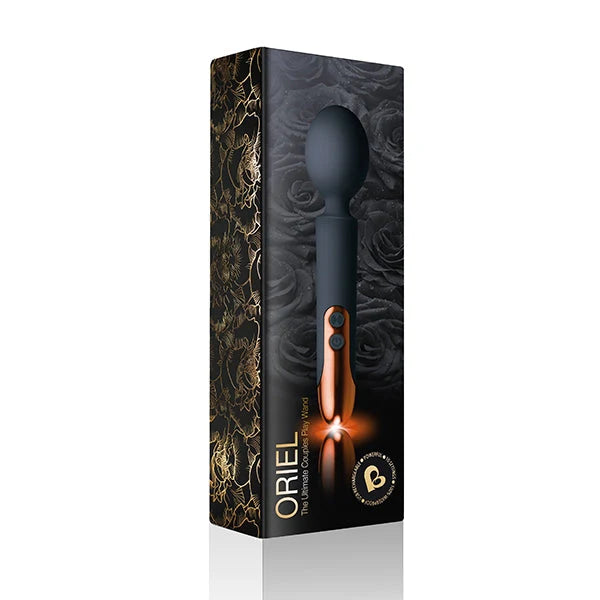 Oriel Rechargeable Wand Black & Copper