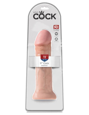 King Cock 11" no Balls Beige