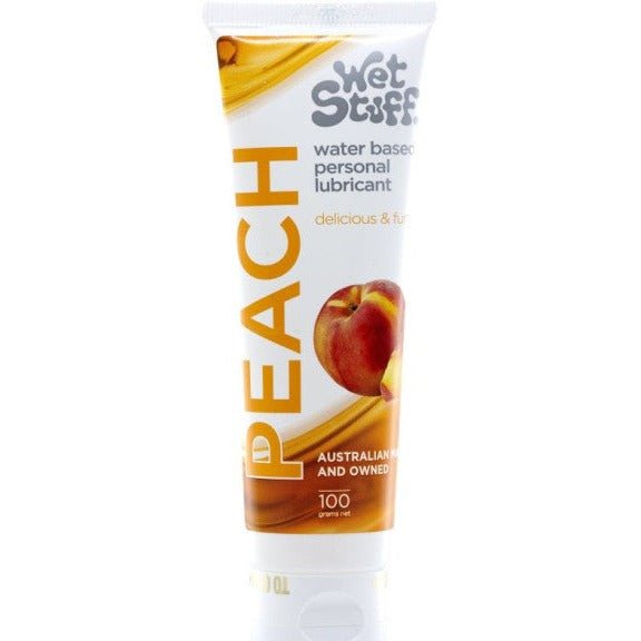 Wet Stuff Peach Flavoured Water Based Lubricant 100g