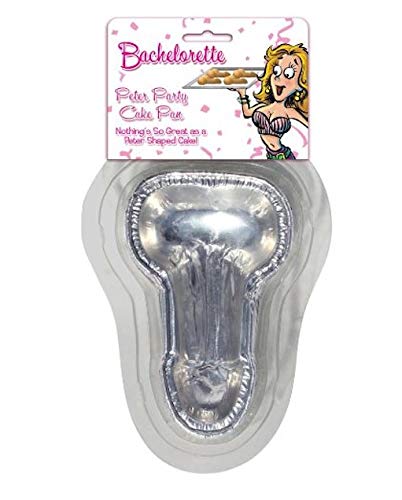Bachelorette Party 6 Pack PECKER PARTY CAKE PAN 5" Penis Shaped Disposable Pans