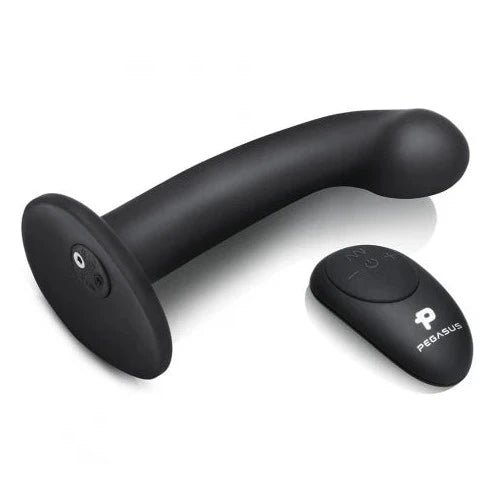 Pegasus 6 inch P-Spot / G-Spot Peg Rechargeable Remote Controlled Pegging Set includes Adjustable Harness