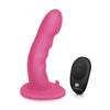 Pegasus 6 inch Curved Realistic Ripple G-Spot P-Spot Peg Rechargeable Remote Controlled Pegging Set includes Adjustable Harness