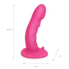 Pegasus 6 inch Curved Realistic Ripple G-Spot P-Spot Peg Rechargeable Remote Controlled Pegging Set includes Adjustable Harness