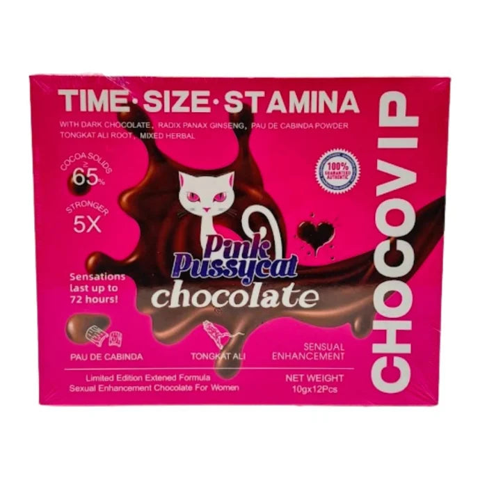 PINK PUSSYCAT CHOCOLATE 10g