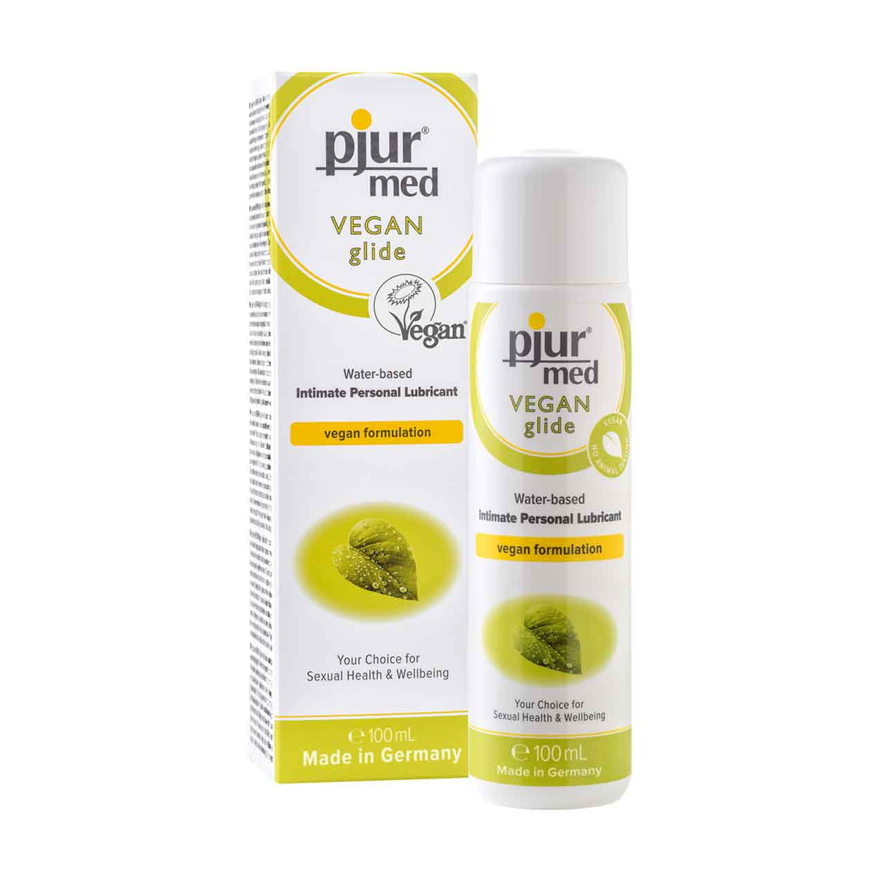 pjur Med Vegan Glide 100ml - Premium Vegan Water-Based Lubricant