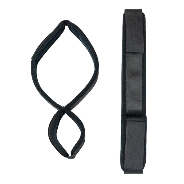 Punishment THIGH TO WRIST RESTRAINTS includes Blindfold Black