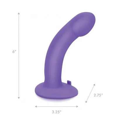 Pegasus 6 inch Curved Realistic G-Spot/ P-Spot Peg Rechargeable Remote Controlled Pegging Set includes Adjustable Harness