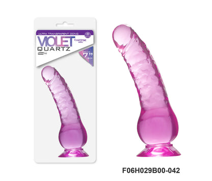 Quartz 7" Dildo VIOLET