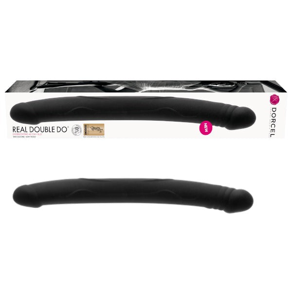 Dorcel Luxury REAL DOUBLE DO DONG Black Realistic Silicone Double Ended Dildo
