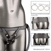 CaleXOtics HER ROYAL HARNESS THE REGAL PRINCESS Vegan Leather Strap On Harness Pewter