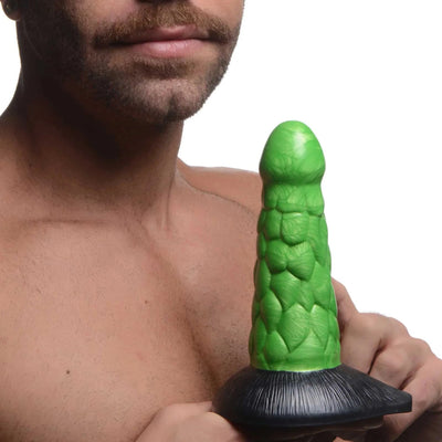 Creature Cocks RADIOACTIVE REPTILE THICK SCALY Silicone Dildo