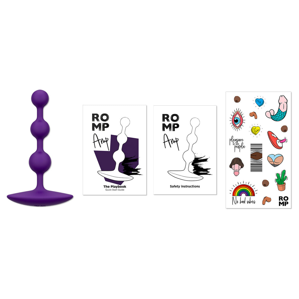 Romp AMP Silicone Anal Beads 