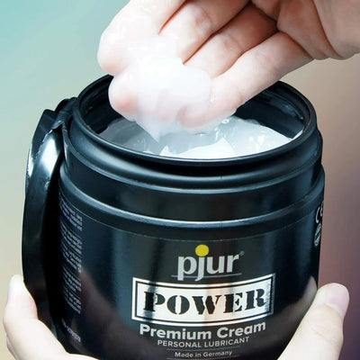 pjur Power 500mL – Long-Lasting and Non-Sticky Hybrid Silicone & Water-Based Lubricant