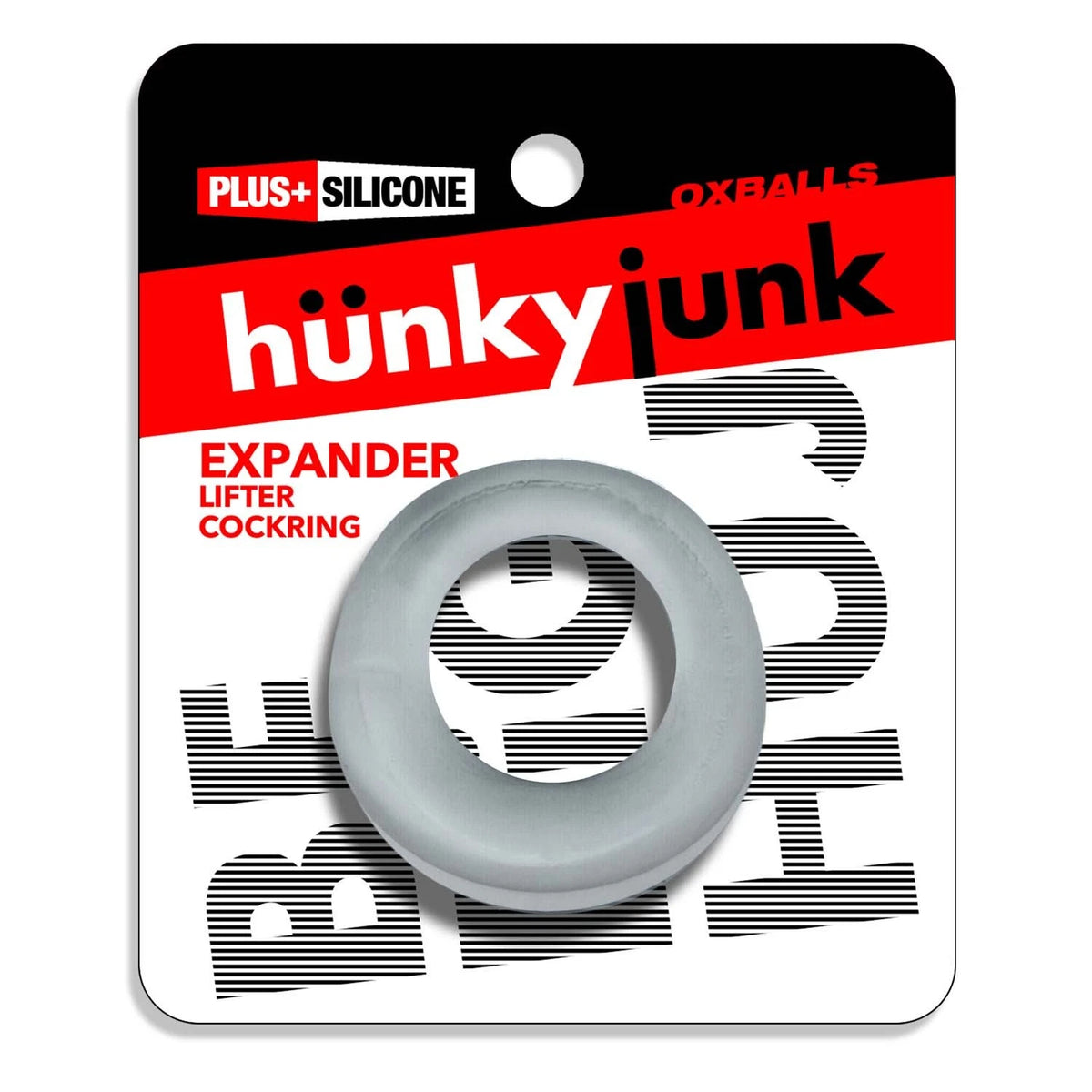 Oxballs Expander Slimmer Scoop Style Cockring Clear Steam