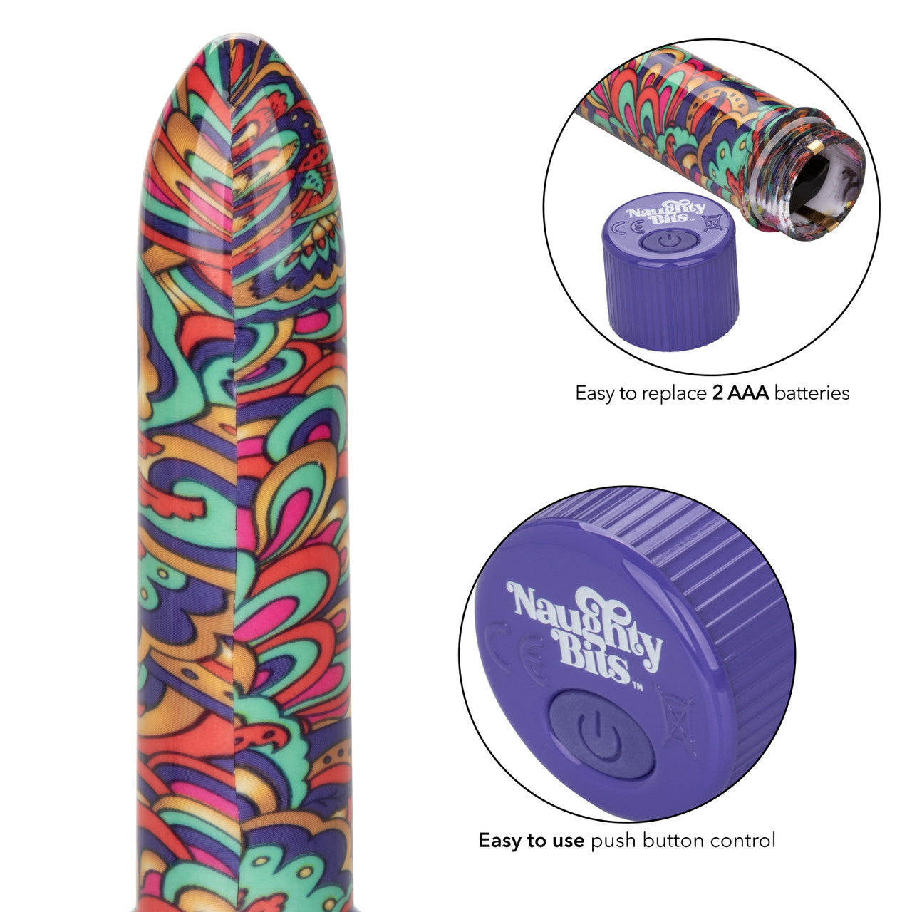 Naughty Bits SHAKE IT OFF Powerful Mini Vibrator