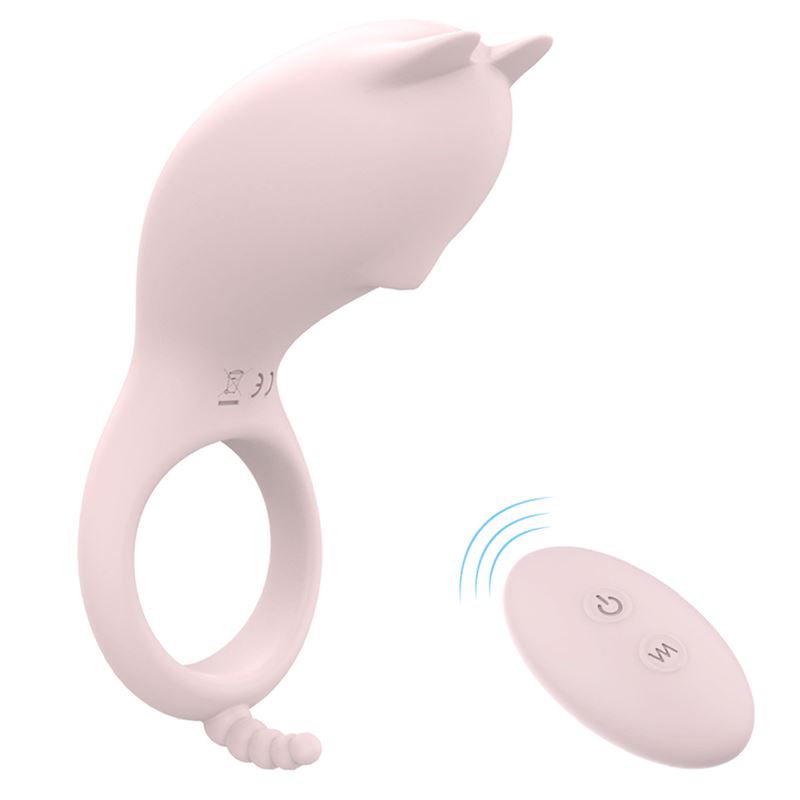 Cora-RCT remote controlled vibrating cock ring