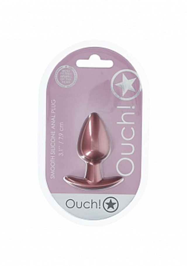 OUCH, Smooth silicone anal Plug 3.1"