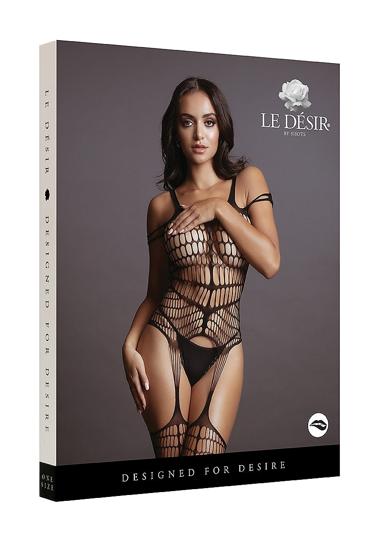 Le Desire Bliss Lingerie BODYSTOCKING SHREDDED STYLE