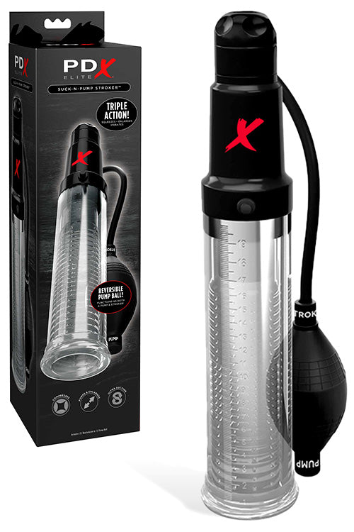PDX Elite Triple Action Suck N Pump