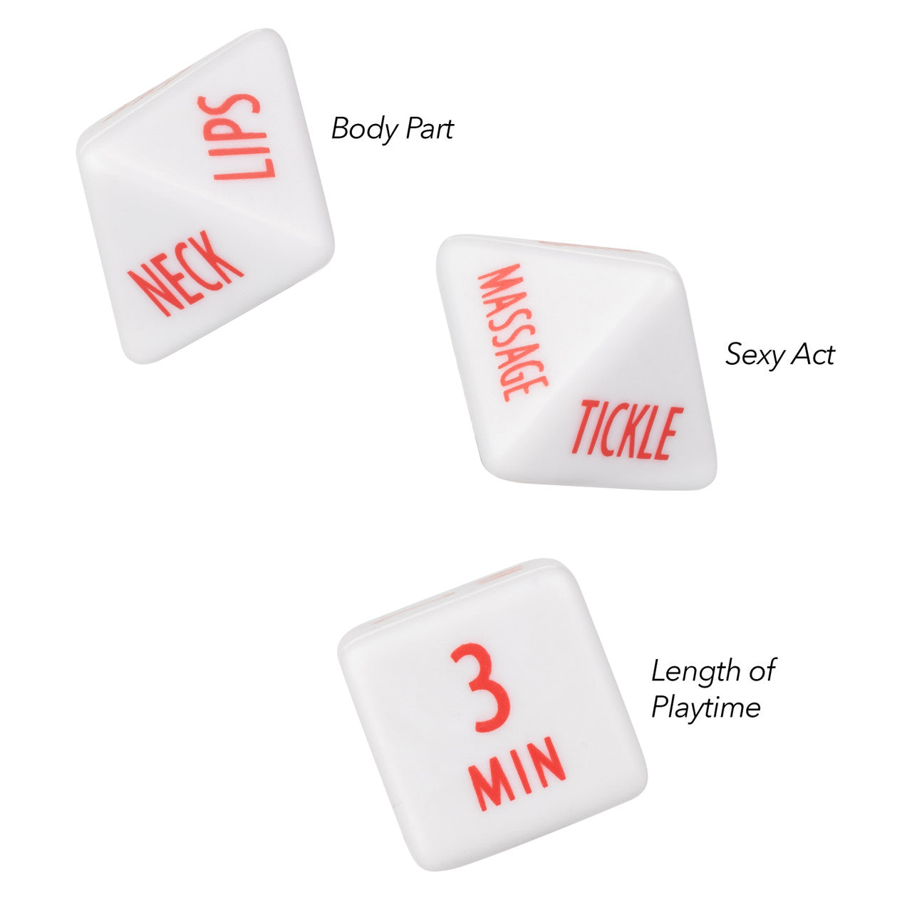 CaleXOtics TEMPT AND TEASE Dice Game (3 Pack)