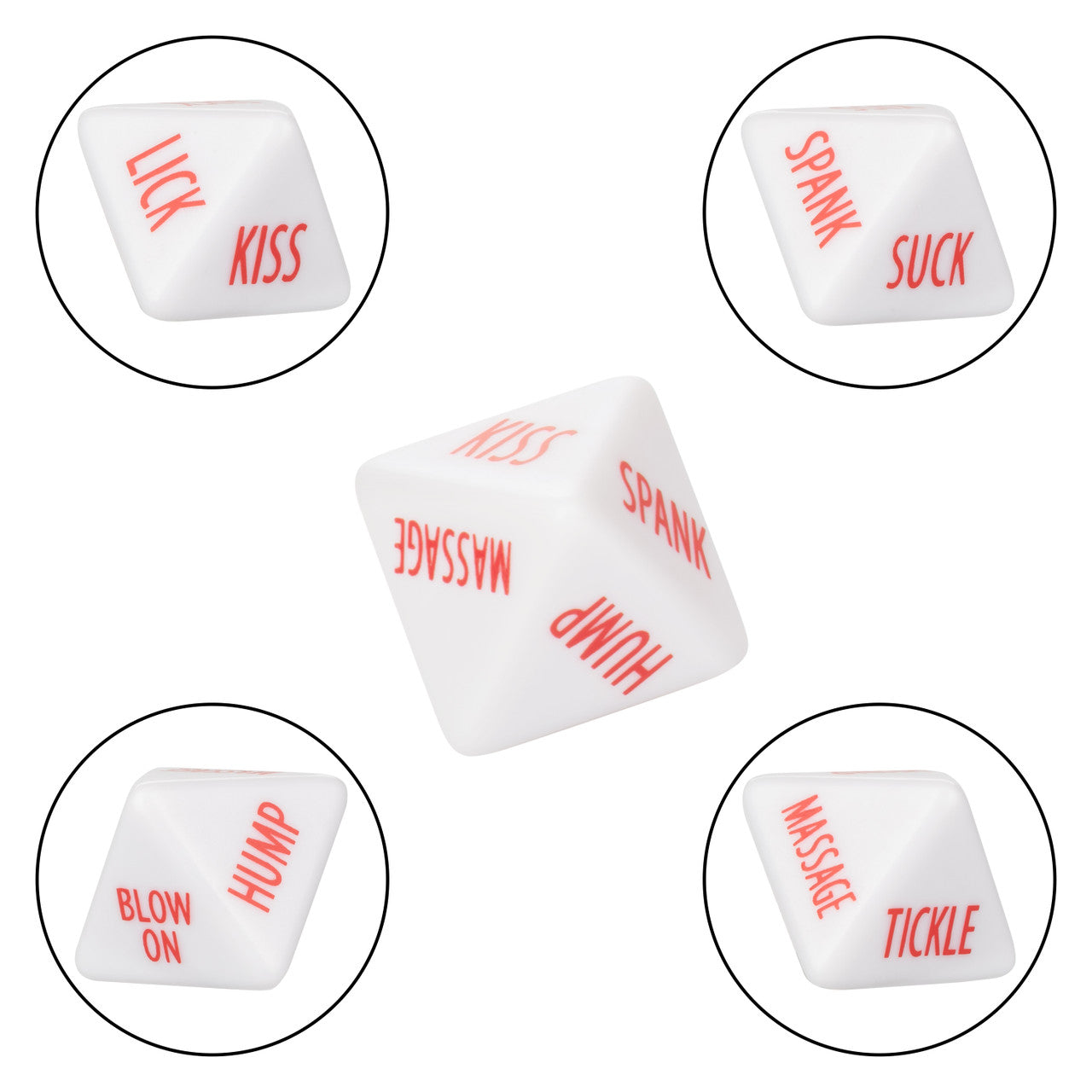 CaleXOtics TEMPT AND TEASE Dice Game (3 Pack)