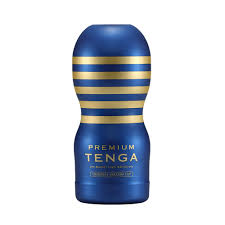 Premium Tenga masters craft edition blue and gold.