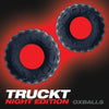 Oxballs Night Edition TRUCKT 2 PIECE COCK RING + BALLRING + SHAFTRING SET
