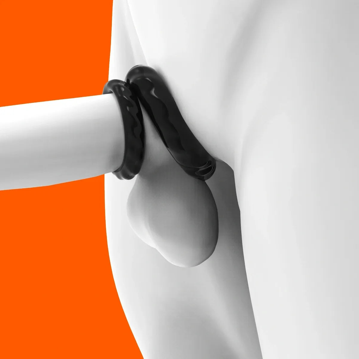 Oxballs Night Edition TRUCKT 2 PIECE COCK RING + BALLRING + SHAFTRING SET