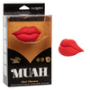 Naughty Bits MUAH Vibrating Lips Red Mini Bullet Vibrator